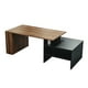 thumbnail image 4 of Mobi Mesa de Centro rectangular Modelo Amazonas Color Negro y Café, 4 of 5