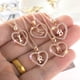 thumbnail image 5 of Collar con letras de tendencias de moda, collar con 26 letras de circonitas, joyería con colgante de amor, joyería, 5 of 5