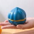 thumbnail image 3 of Naiovety Prensa de ajo pelador rallador jengibre ajo molienda rallador picador triturador cortador rebanador cocina herramienta de cocina vegetal Cocina y Comedor azul oscuro Naiovety HA025007-02, 3 of 6