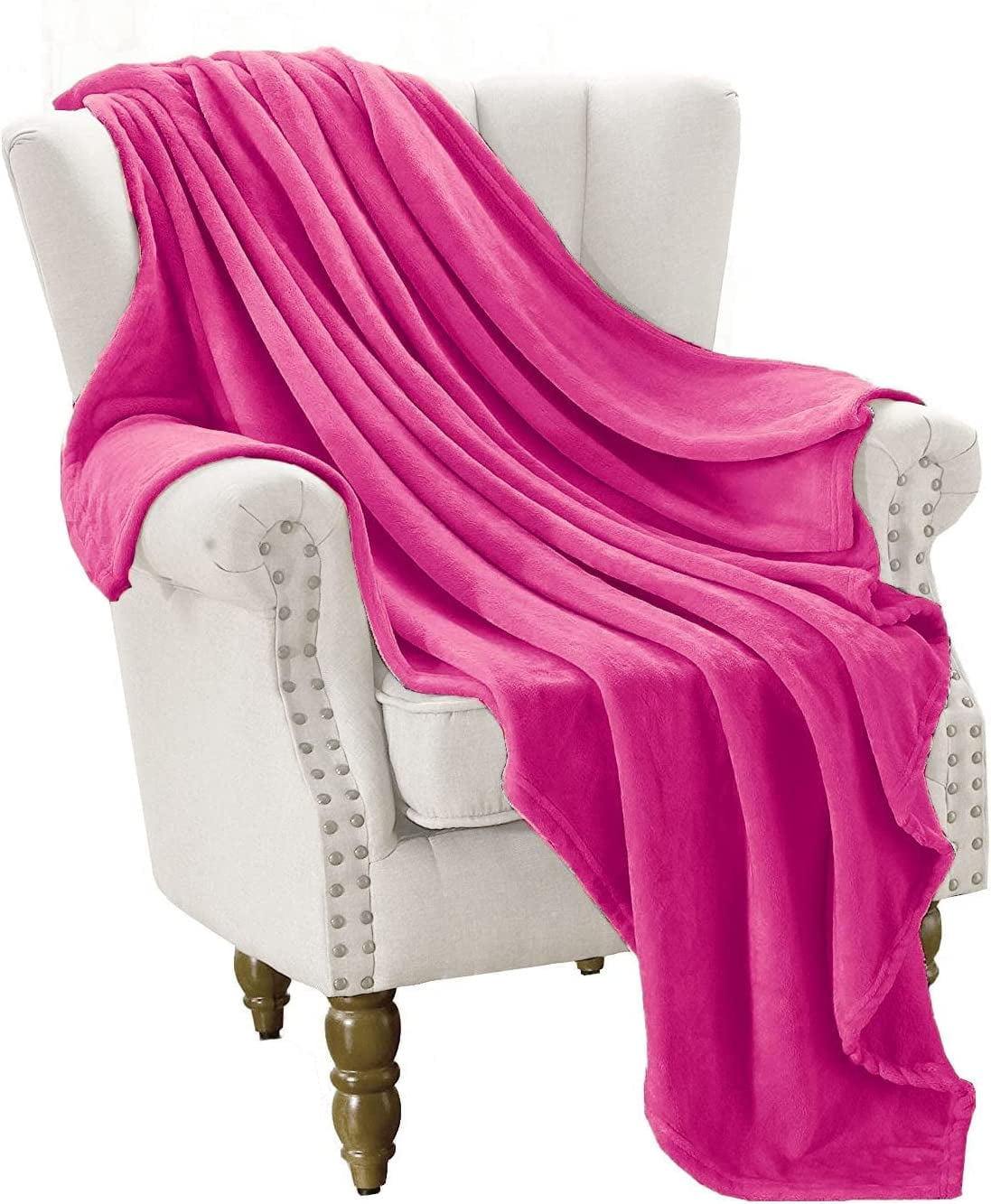 Exclusivo Mezcla Fleece Throw Blanket for Couch/Sofa/Bed,Plush Soft
