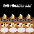 thumbnail image 2 of Pointe d'Enceinte Dorée avec Disques de Sol Support Pointes d'Isolation pour Pieds (4 Pcs Or), 2 of 4