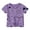 Purple, variant on Girls T Shirts Fashion Cartoon Prints Loose Short Sleeve T Shirt Kids Casual Clothes Purple,Sizes 1-2