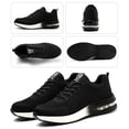 thumbnail image 2 of Zapatos de trabajo unisex Zapatos deportivas transpirables con punta de acero (42 Black White) DQrwqpou Tenis De Mujer Tenis De Hombre, 2 of 5