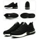 thumbnail image 2 of Zapatos De Trabajo Zapatos de trabajo unisex Zapatillas deportivas transpirables con punta de acero (45 Black White) Tmvgtek Para Estrenar, 2 of 6