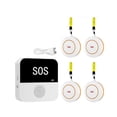 thumbnail image 1 of Wireless WiFi Elderly Caregiver Pager SOS Call Button Emergency SOS Alert System for Seniors Patients Elderly(B), 1 of 5