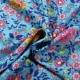 thumbnail image 4 of Skirts for Women Floral Print Maxi Skirts Summer Flowy Long Skirts High Waist (Blue M), 4 of 6