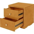 thumbnail image 3 of Camden Isle Wooden 2 Drawer Nightstand in Oak, 3 of 5
