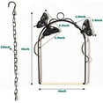 thumbnail image 4 of Hummingbird Swing 2 Pack Attractive Hummingbird Perch with Rust Resistant Metal Frame, Wooden Dowel and Hanging Chain for Wild Finches & Orioles Bird Outdoors$$Garden &, 4 of 7