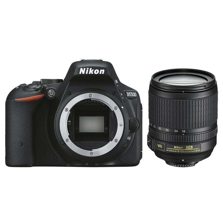 Nikon D5500/D5600 DSLR Camera with 18:105mm VR lens Kit
