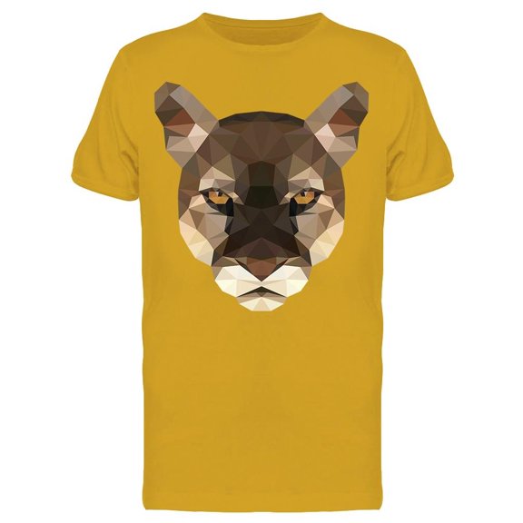 Puma Face  T-Shirt Men -Image by Shutterstock, Male x-Large