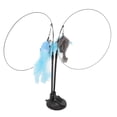 thumbnail image 4 of Cat Feather Toys, Interactive Removable Steel Wire Feather Cat Toys with Suction Cup, Interchangeable Cat Wand Refills Replacement with Mouse, Flying Fish,, 4 of 8