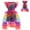A, variant on Girls Sequins Jumpsuit Carnival Costume with Removable Tailing Skirt, Size 8-9