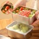 thumbnail image 1 of Juego de recipientes de almacenamiento de alimentos de acero inoxidable | Cajas de conservación ecológicas reutilizables | Paquete de 3 de gran capacidad | Apto para lavavajillas no poroso | Para el, 1 of 3