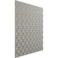 thumbnail image 2 of Ekena Millwork 19 5/8"W x 19 5/8"H Coralie EnduraWall Decorative 3D Wall Panel, Textured Metallic Silver (Covers 2.67 Sq. Ft.), 2 of 5