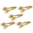thumbnail image 1 of 5X Pinzas de Comida de Acero Inoxidable Utensilios de Cocina Dorados Herramientas de Cocina para Buffet Clips de Barbacoa Pinzas de Carne, 1 of 1