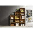 thumbnail image 5 of Pemberly Row Four Shelf Multi-Purpose Wooden Bookcase in Beige Finish, 5 of 5