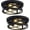 2Light-Black-2pack, variant on 10.63" 2-Light Black Farmhouse Flush Mount Ceiling Light,Flush Mount Ceiling Light Fixture, Fixture for Kitchen Bedroom Hallway Dining Room,Farmhouse Entryway Hallway E26,(1 Pack)
