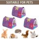 thumbnail image 5 of Cama cálida para hámster de invierno, nido de conejillo de indias, cama suave para mascotas pequeñas, 5 of 7