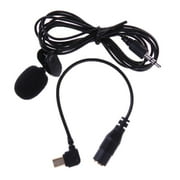 Aousin Professional Mini USB External Mic Microphone With Clip for GoPro Hero 3/3+
