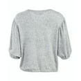 thumbnail image 2 of Boxercraft BW1101 Cuddle Puff sleeve Top-Oxford Heather-XL, 2 of 3