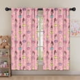 thumbnail image 5 of Blackout Kids Curtains,Ballet Princess Pattern Childrens Insulated Curtains Set Of 2,Bedroom Essentials,Toddler Room Decor 52"x63", 5 of 5