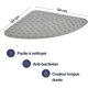 thumbnail image 5 of Curved Shower/Bath Mat, Non-Slip, Mildew Resistant, for Walk-in Shower Tray, (Grey, 54 x 54cm), 5 of 5