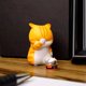 thumbnail image 3 of 3 muñecos de adorno de oficina con forma de gato angustiado, 3 of 4