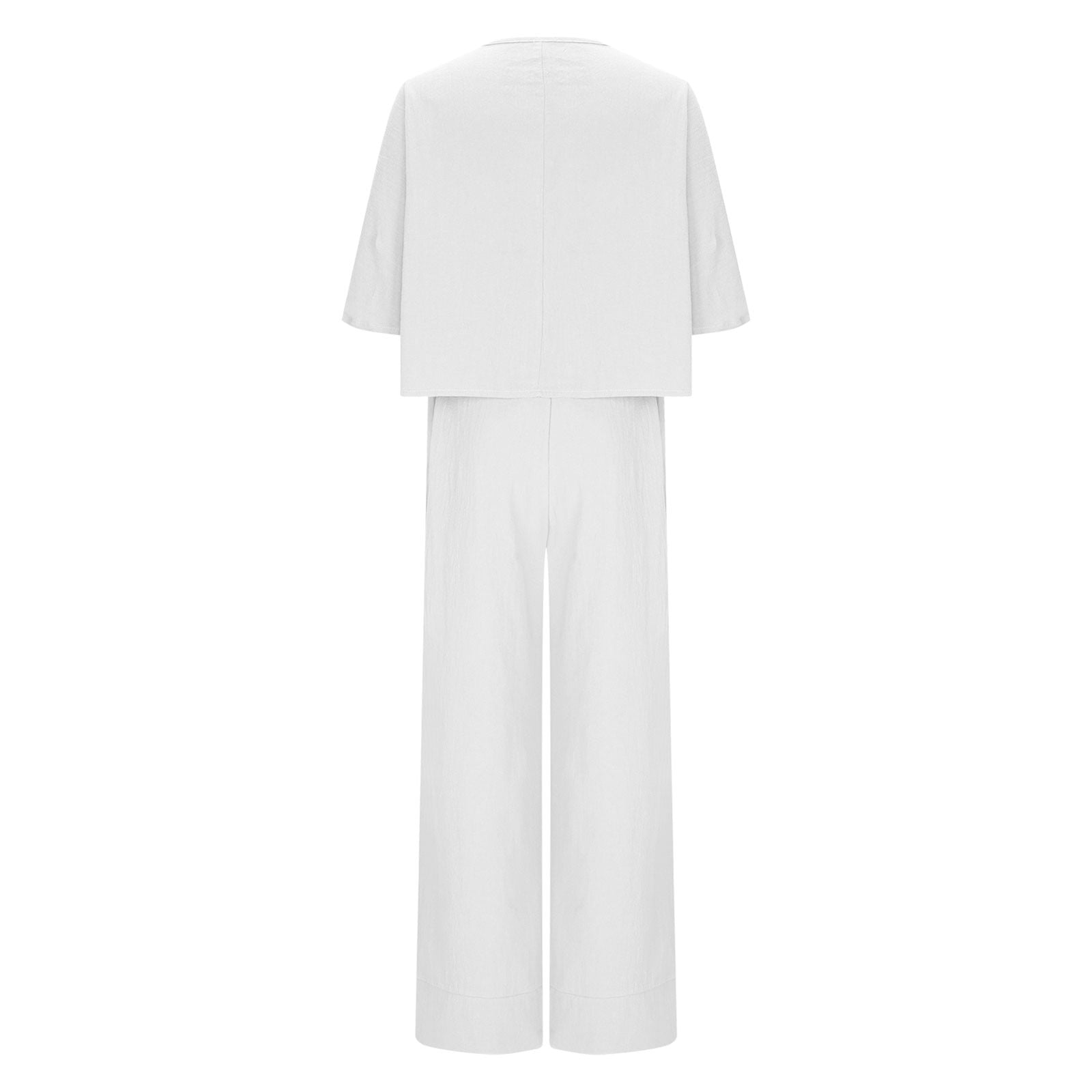 UPPADA Womens Two Piece Sweatshirts Set 2 Piece Long Sleeve Zip Up Tops Casual Loose Pant Outfits Set Ladies 2 Piece Pants Sets Casual Spring Lounge Set White,XXL