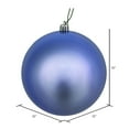 thumbnail image 2 of Vickerman 12" Periwinkle Shiny Ball Ornament, 2 of 5