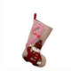 thumbnail image 1 of Calcetín Calcetín navideño de punto de 45 cm (18") con diseño festivo de reno y copo de nieve para decorar la repisa de la chimenea (1 unidad) Rkxzt, 1 of 8