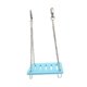 thumbnail image 3 of Accesorios colgantes para mascotas de hámster Decoración estable Hamaca Hamaca Ejercicio Molar Molar Postón colgante para pinzones Páreos para pájaros Azul, 3 of 8