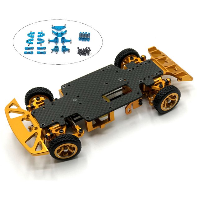 1/28 Cars Body Shell Column Modification Upgrades Kit Modified Accessories Replacement for WLtoys K969 K979 K989 K999 P929 P939 Blue