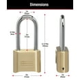 thumbnail image 4 of Master Lock 1-9/16in (40mm) Wide Laminated Steel Pin Tumbler Padlock with 1-1/2 (38mm) Shackle; 2-Pack, 4 of 7