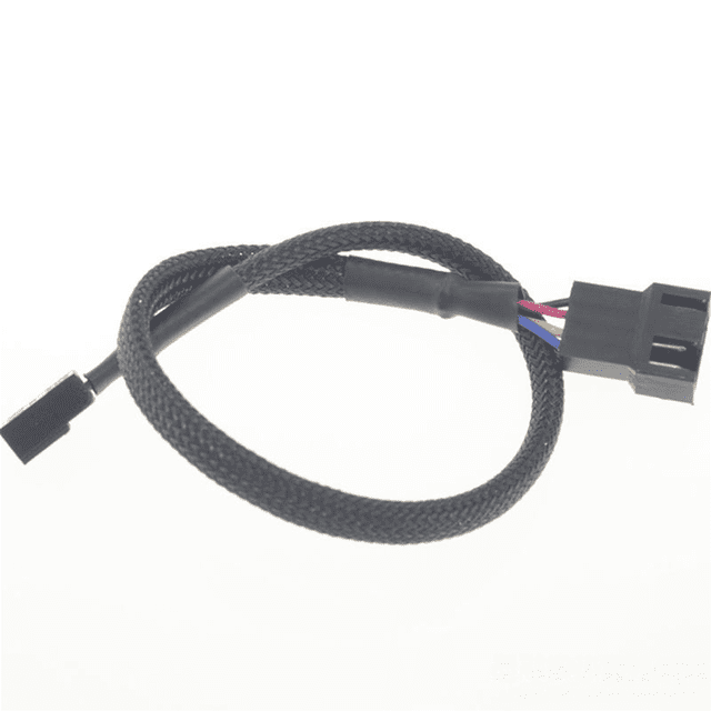 50PCS 4 Pin PWM Fan Extension Power Cable Connector Case Male to Female Extending Cables Compatible with 4 Pin/3 Pin Fan