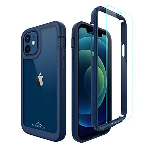 PeakDrop Compatible with iPhone 12 Case and iPhone 12 Pro Case, Clear ...