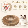 thumbnail image 6 of Cat Toys 2PCS Kitty Magic Organ Cat Scratcher, Modern Infinity Scratching Board Reversible Interactive Cardboard Kitten Pads for Bored Indoor Cats, 6 of 10