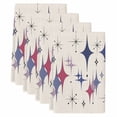 thumbnail image 2 of Purple Blue Diamond Kitchen Towels Set of 4, Modern Geometric Middle Century Beige Absorbent Dish Towels for Kitchen, Microfiber Hand Towel, Quick Drying Tea Towel for Cleaning Decorative Dishcloths, 2 of 7