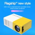 thumbnail image 3 of facefd Professional Practical Projector 480x360 Pixels Audio Mini LED Projectors Small 1080P Entertainment Media Player Yellow US Plug, 3 of 5