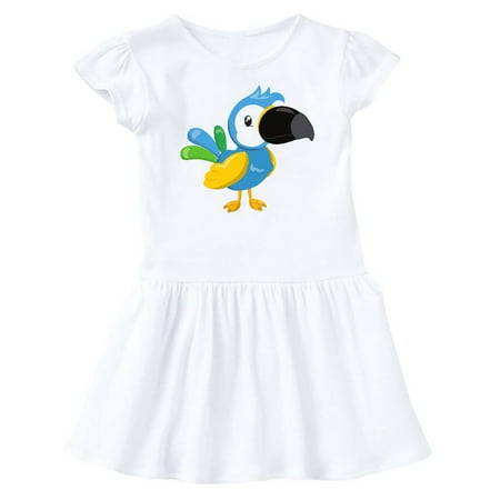 

Inktastic Tropical Parrot Colorful Parrot Tropical Bird Gift Baby Girl Dress