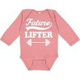 thumbnail image 3 of Inktastic Future Lifter Weightlifting Boys Long Sleeve Baby Bodysuit, 3 of 5
