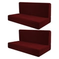 thumbnail image 1 of 4 fundas de asiento para RV, transpirables, fáciles de instalar y lavables, para remolques de viaje y sofás. Rojo, 1 of 9