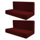 thumbnail image 2 of Fundas de cojín perfecl fundas de asiento para RV cómodas y transpirables 4 Uds Rojo 39 a 50 pulgadas 20 a 26 pulgadas, 2 of 8