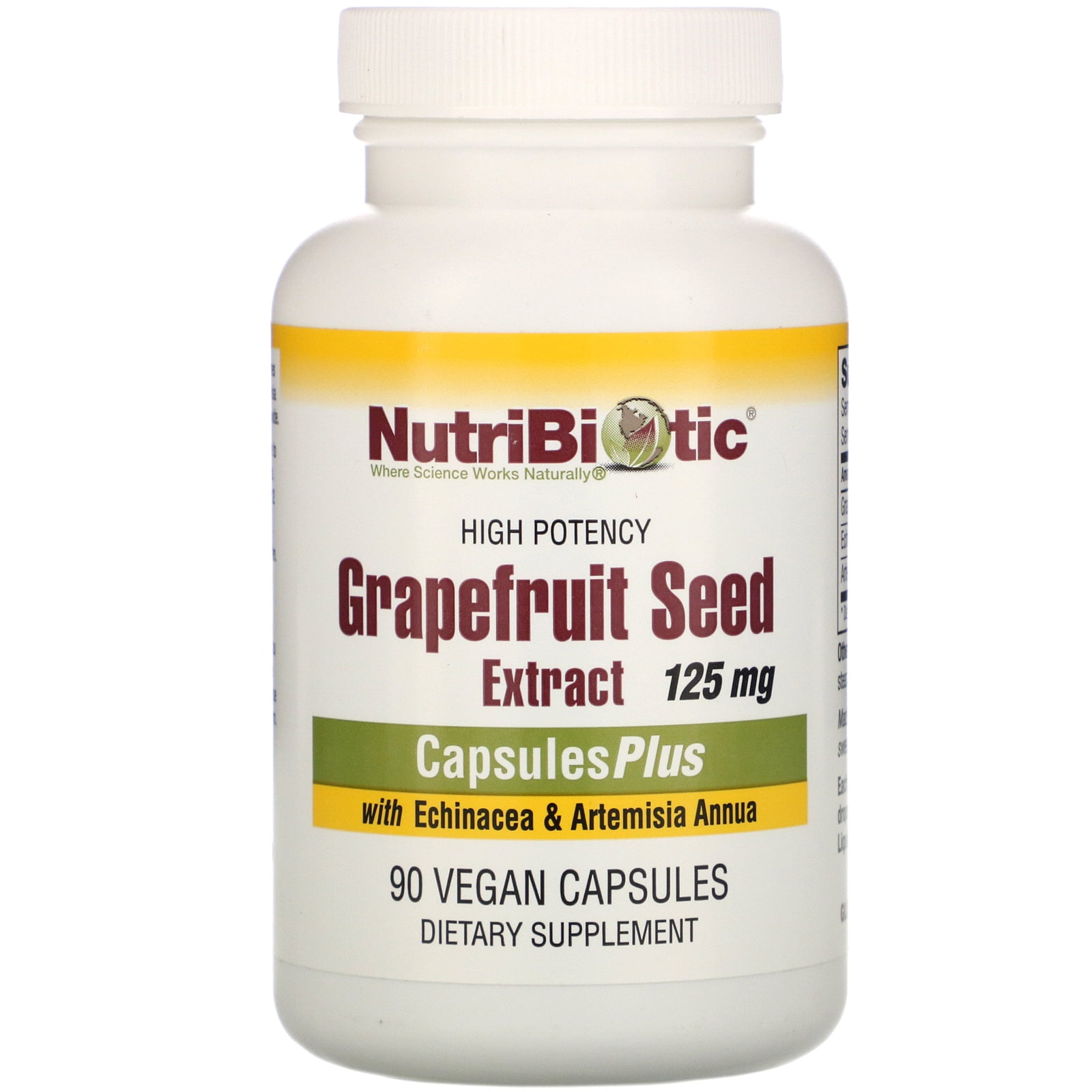 NutriBiotic Grapefruit Seed Extract with Echinacea & Artemisia Annua