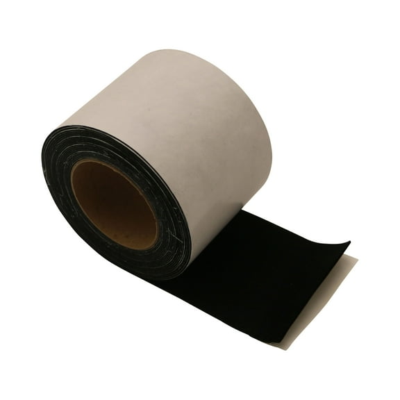 JVCC Acrylic Craft Felt Tape [1mm thick felt] (ACF-06): 4 in. x 25 ft. (Black)