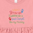thumbnail image 4 of Inktastic Speech Therapist Like Mommy Girls Baby Dress, 4 of 5