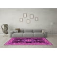 thumbnail image 3 of Ahgly Company Indoor Rectangle Medallion Pink Traditional Area Rugs, 6' x 9', 3 of 4