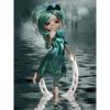Wdftyju 5D DIY diamante pintura ojos grandes chica verde taladro completo Rhinestone mosaico Kit Wdftyju 6nl1fn0vk6ar3cd4