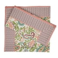 thumbnail image 1 of Vargottam Collection de Luxe Table à Dîner en Lin Décor Serviette en Coton Tissu Imprimé Serviettes Réutilisables Ensemble de 12, 20 X 20 - Paisley Asiatique, 1 of 6
