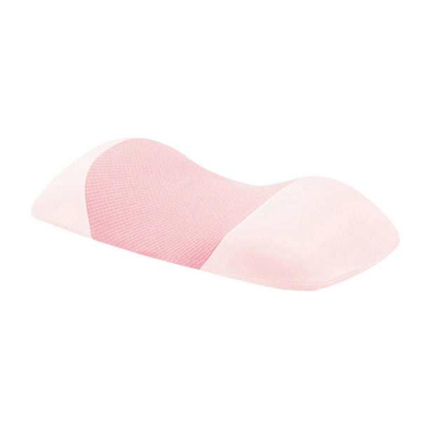 Almohada de apoyo lumbar, almohada de apoyo para la espalda, soporte de espalda para silla de oficina de espuma viscoelástica portátil para