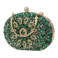 thumbnail image 4 of Bolso de Noche para Mujer, Bolso de Mano Pequeño con Cuentas de Diamantes de Imitación, Bolsos de Moda, Bolso de Boda, Bolso de Mano para Club, Banque verde Salvador Bolsos de noche, 4 of 10